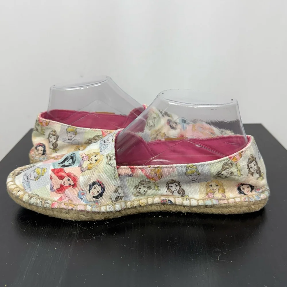 Disney Ubuntu Princess Espadrille Limited Edition Slip On Shoes Women 8 Canvas